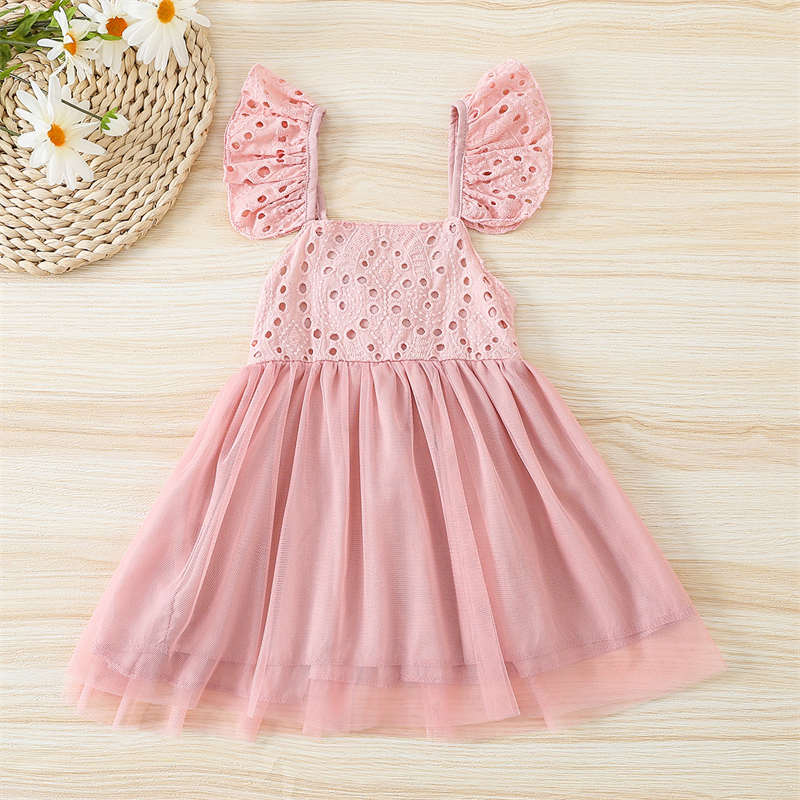 Girls' Lace Dress Fashion Princess Skirt