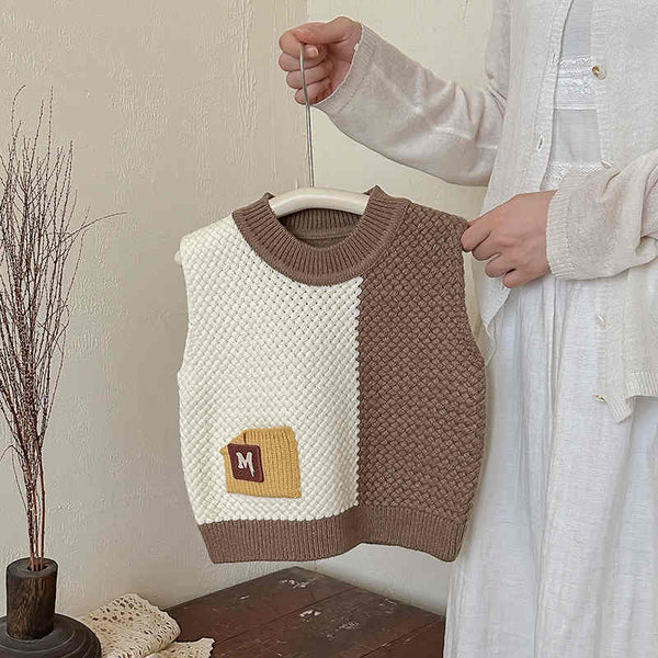 Sleeveless Knitted Vest Sweater