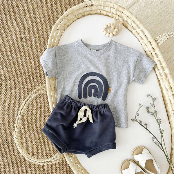 Baby Rainbow T-shirt Set