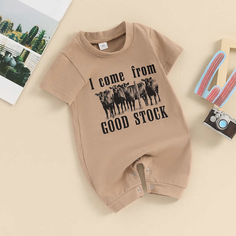 Calf Baby Onesie Crawl Clothes