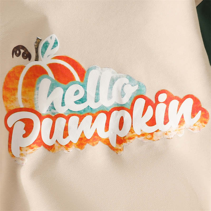 Hello Pumpkin Halloween Romper