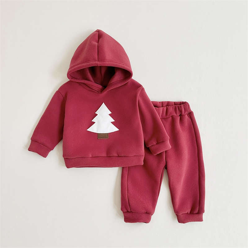 Christmas Tree Hooded Suit - Kid