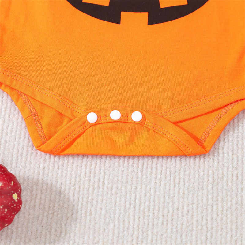 Infant Halloween Printed Long Sleeve Top + Overall Skirt