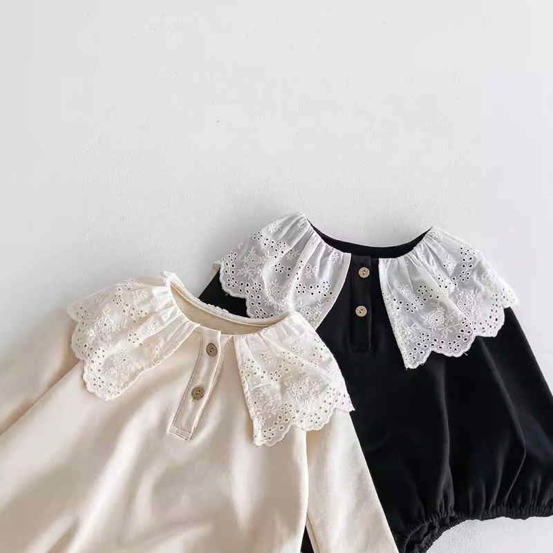 Lace Collar Baby Bodysuit