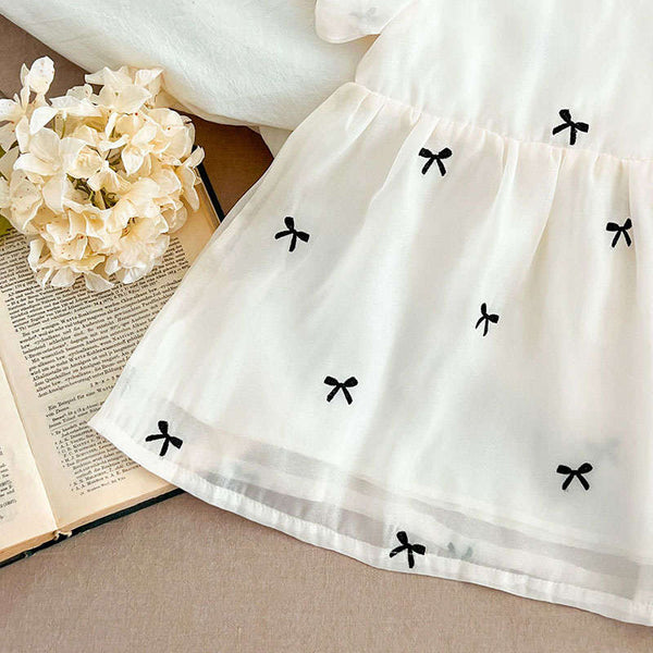 Princess Dress with Bow for Baby Girls