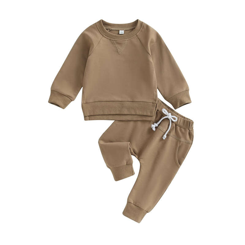 Solid Color Suit-Kid Apparel