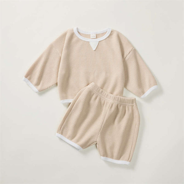 Waffle Children's Shorts Set