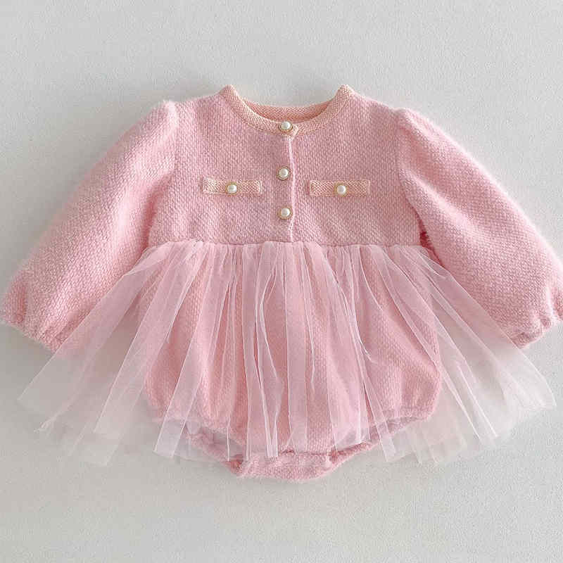 Baby Girl Princess Mesh Skirt Romper