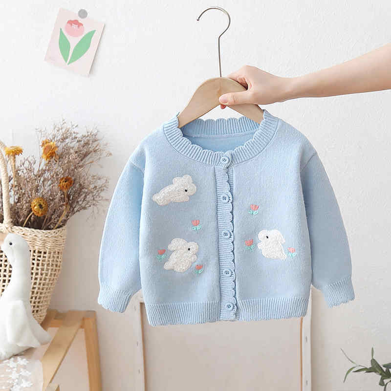 Bunny Cartoon Girls Sweater