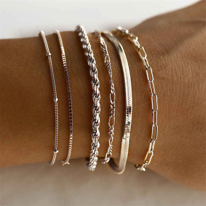 Bohemian Multi-layered Bracelet Metal Chain