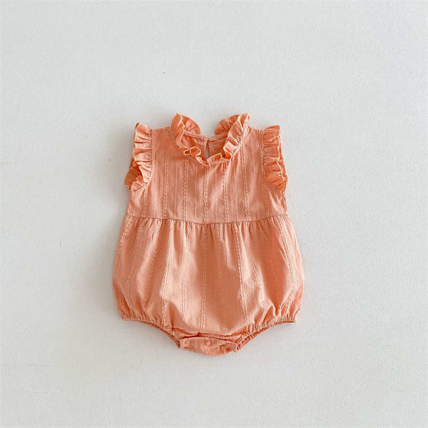 Polka Dot Baby Bodysuit Sleeveless Romper