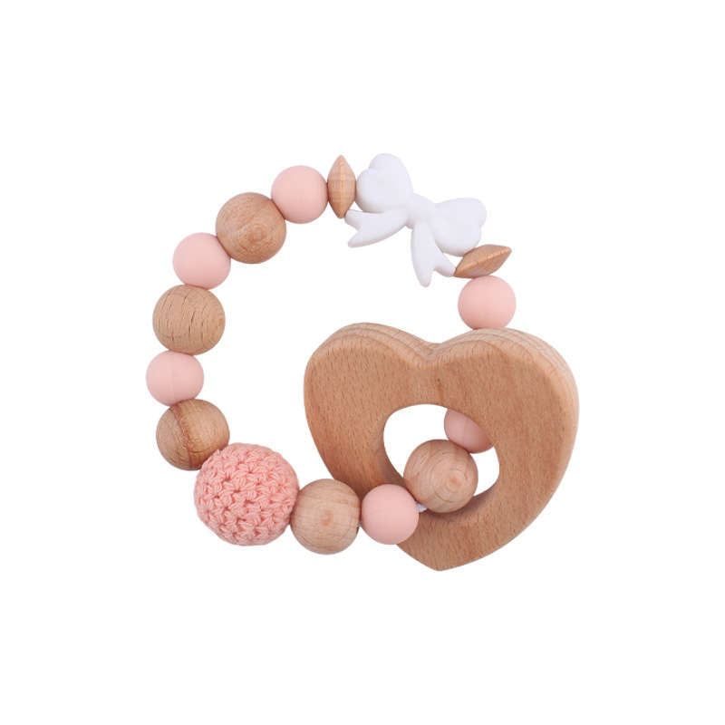 New Baby Silicone Teether Bracelet Toy