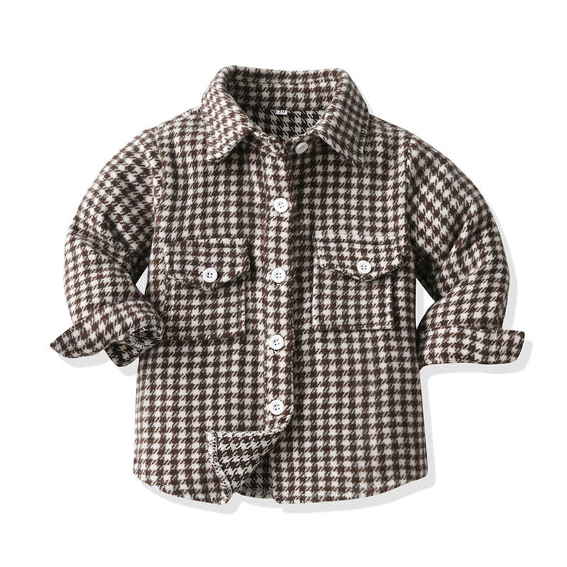 Lapel Collar Boy Jacket