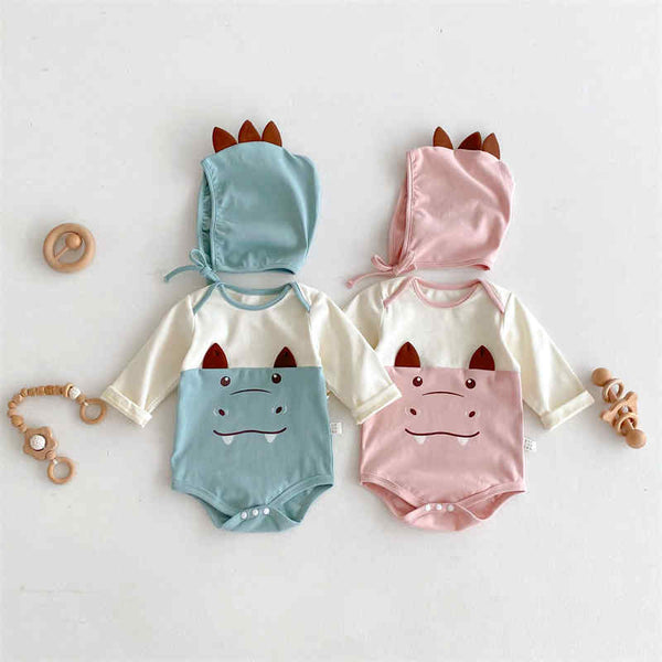 Dinosaur Colorblock Baby Romper