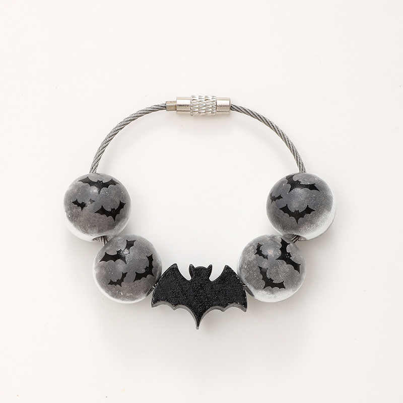 Bat Halloween Beaded Mobile Phone Pendant Bag Key Pendant