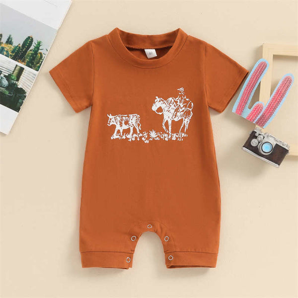 Calf Baby Onesie Crawl Clothes