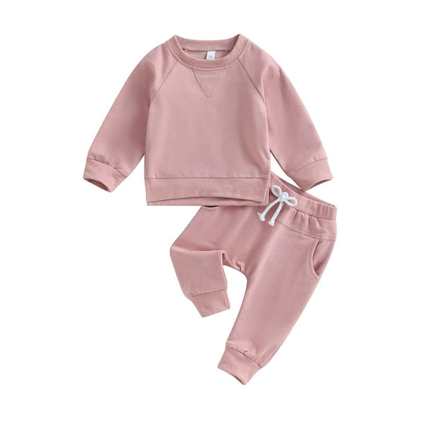 Solid Color Suit-Kid Apparel