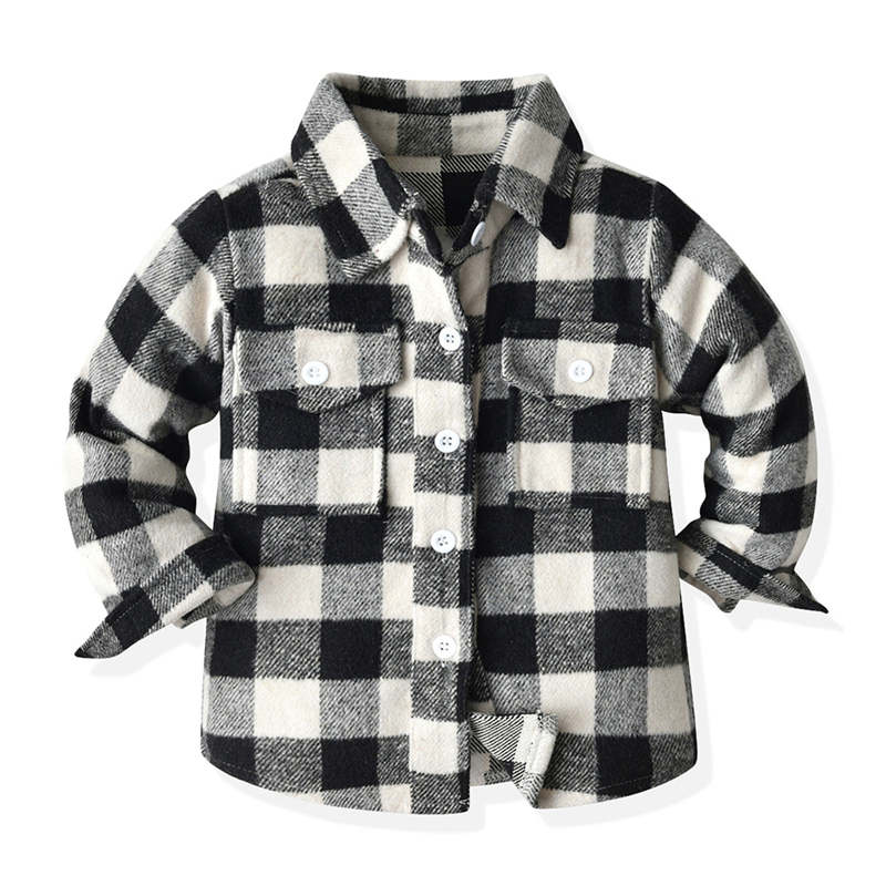 Kids Shirt-Plaid Outwear