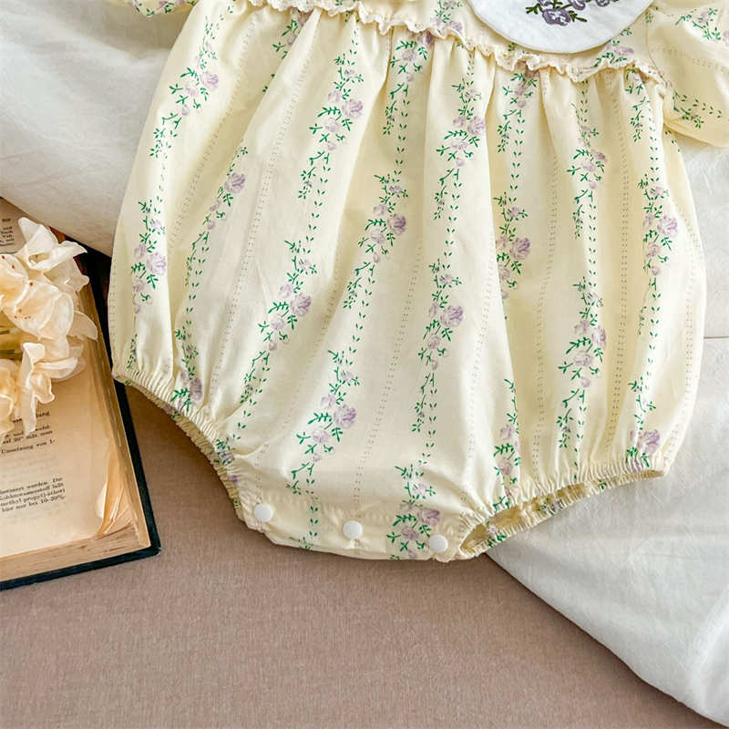 Embroidered Baby Romper