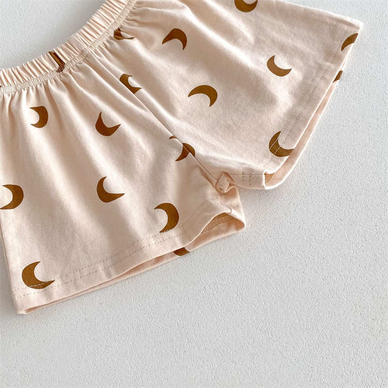 Moon Beige Sports Suit Children's Pajamas