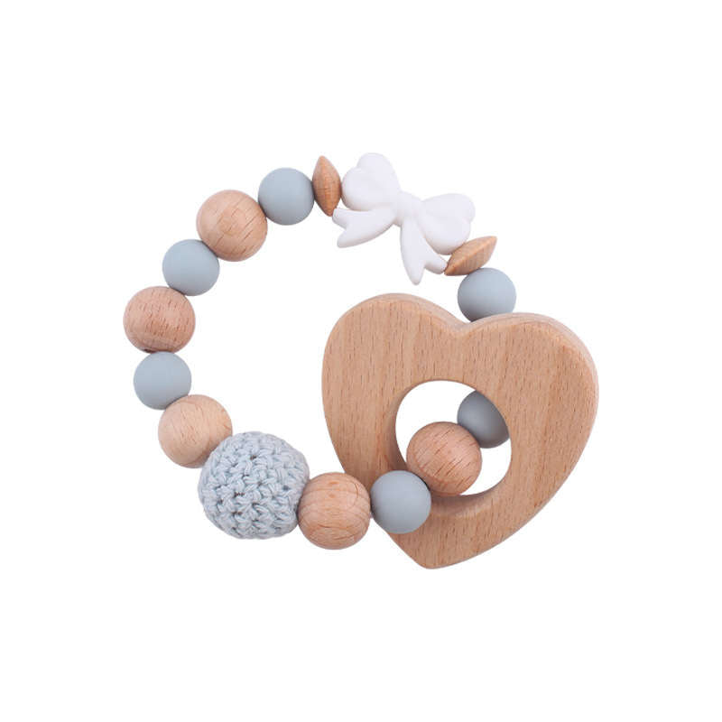 New Baby Silicone Teether Bracelet Toy