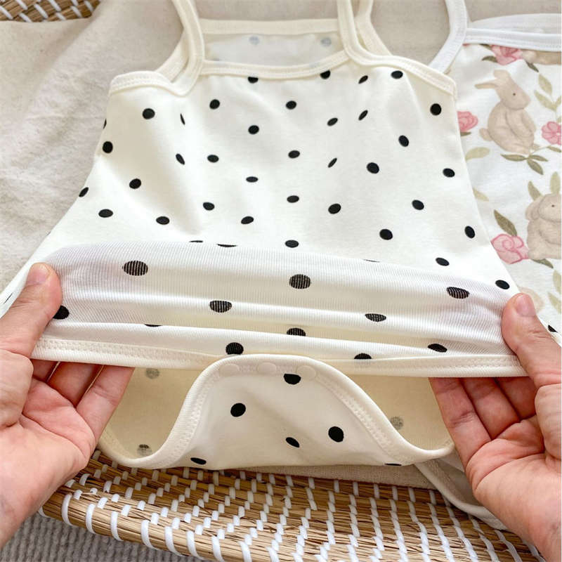 Baby Onesie Polka Dot Rabbit Halter