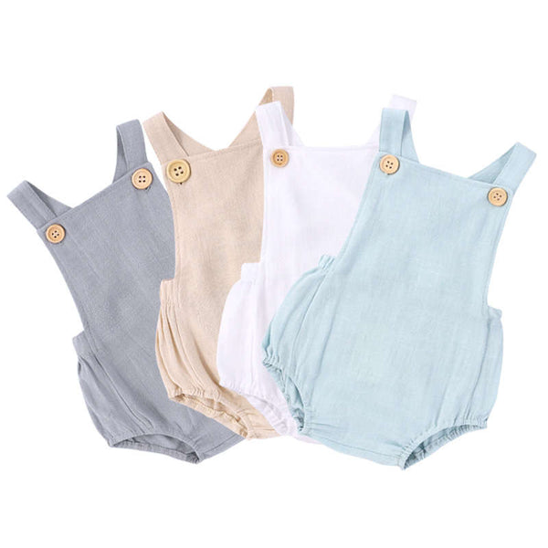 Sling Triangle Pure Color Baby Onesie