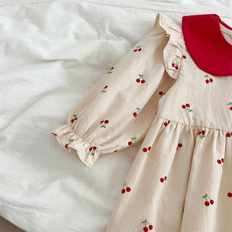 Infant Red Cherry Romper