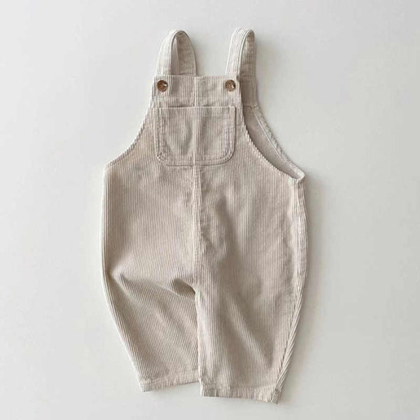 Children's Floral Denim Overalls