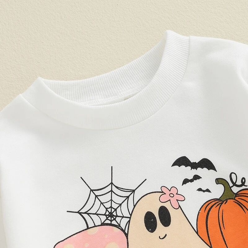 Cute Baby Pumpkin Print Long Sleeve Romper