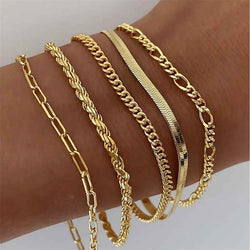 Bohemian Multi-layered Bracelet Metal Chain