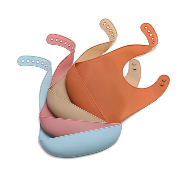 Baby Silicone Bib Drool Bibs for Kids