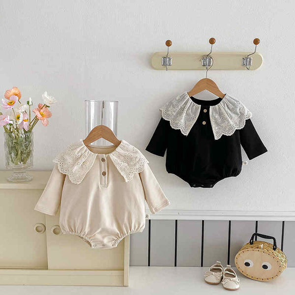 Lace Collar Baby Bodysuit