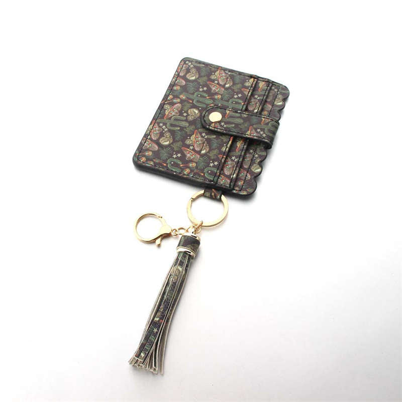 Tassel Keychain License Holder