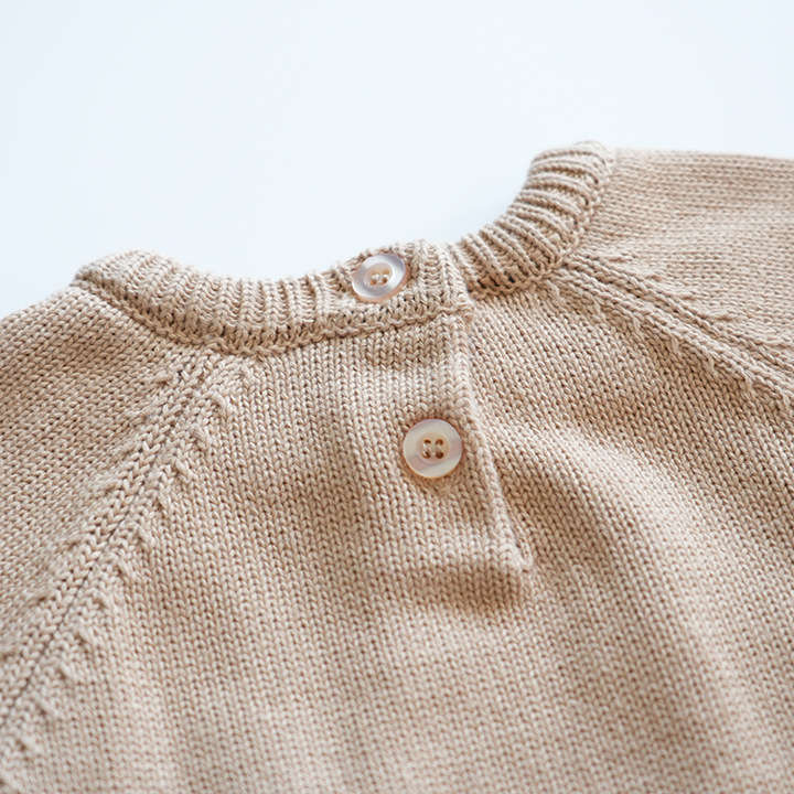 Baby Embroidered Mushroom One-piece Sweater