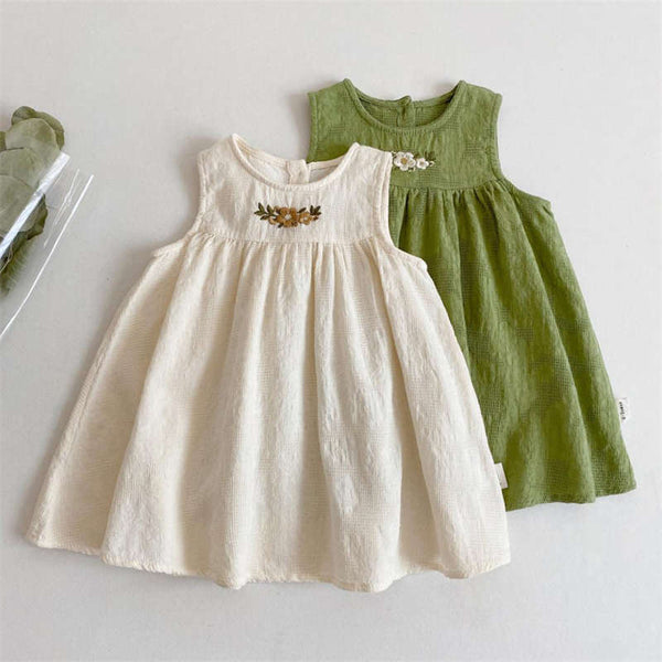 Girls Embroidered Sundress