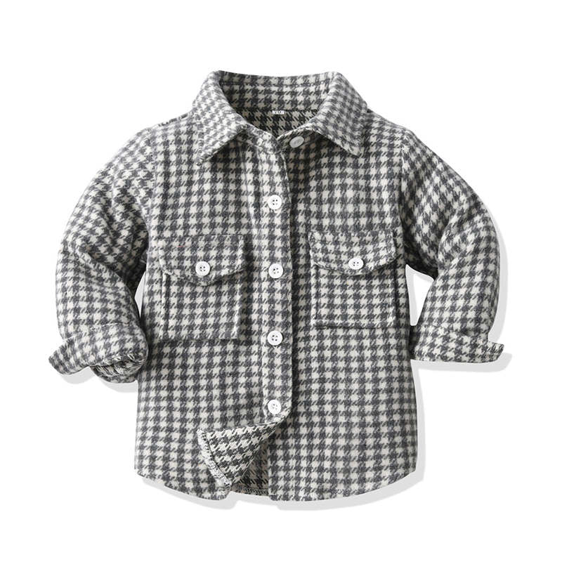 Lapel Collar Boy Jacket