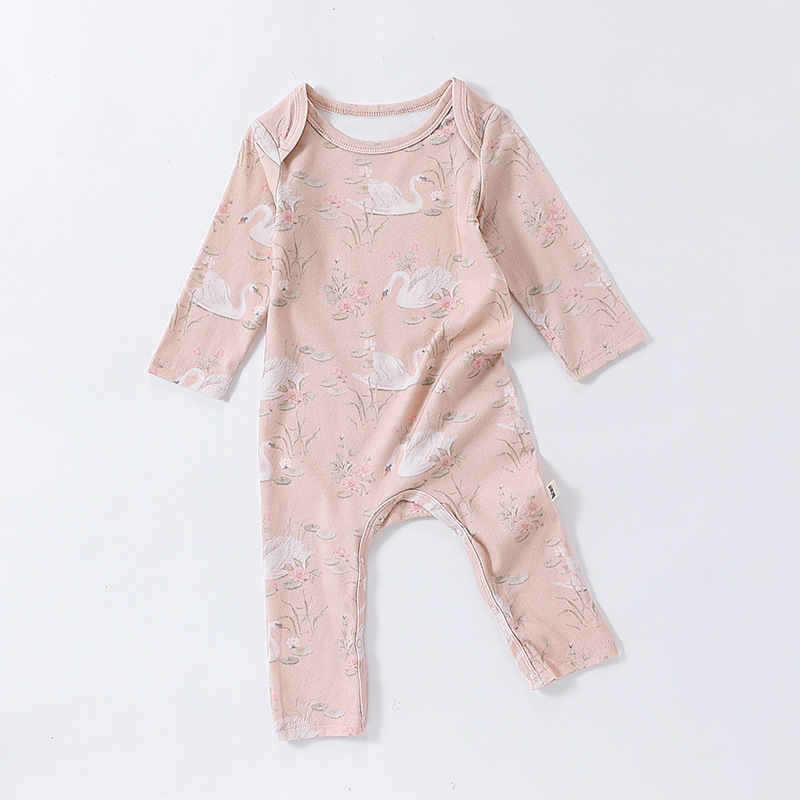 Newborn Panda Animal Print Romper