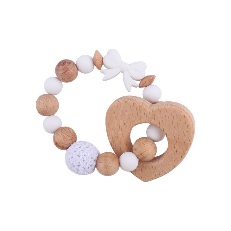 New Baby Silicone Teether Bracelet Toy