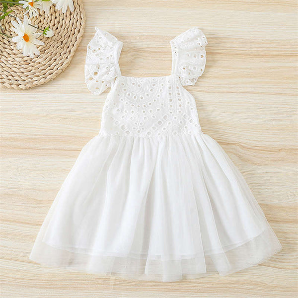 Girls' Lace Dress Fashion Princess Skirt