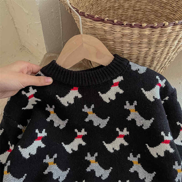 Boys Cartoon Puppy Sweater