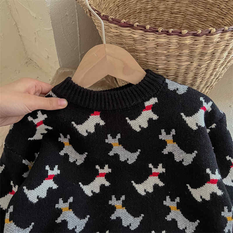 Boys Cartoon Puppy Sweater