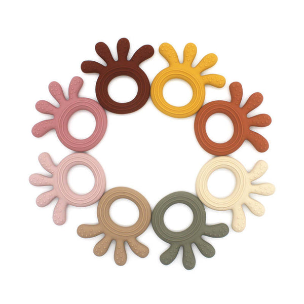 Food Grade Silicone Baby Teether Octopus Toy