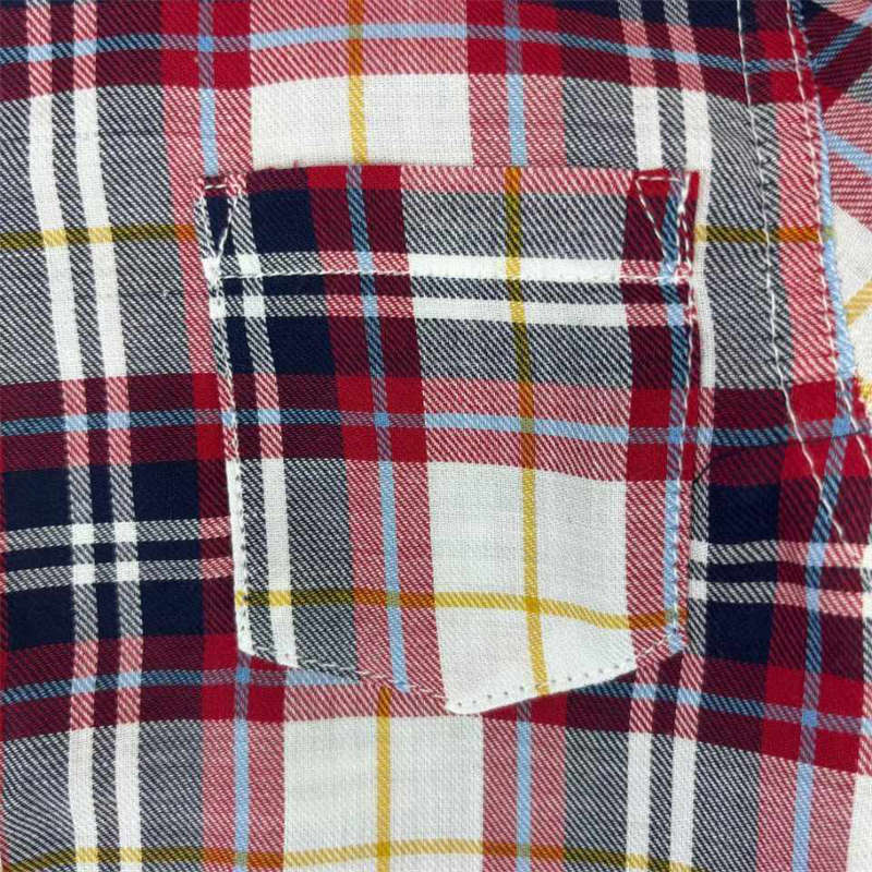 Plaid Long-sleeved Shirt for Kids