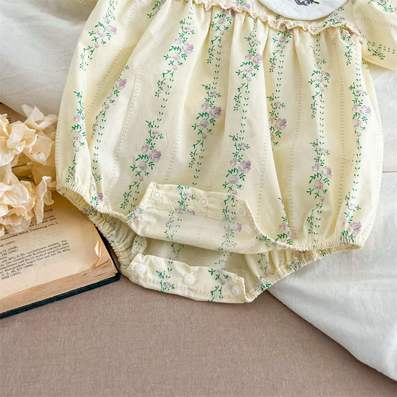 Embroidered Baby Romper