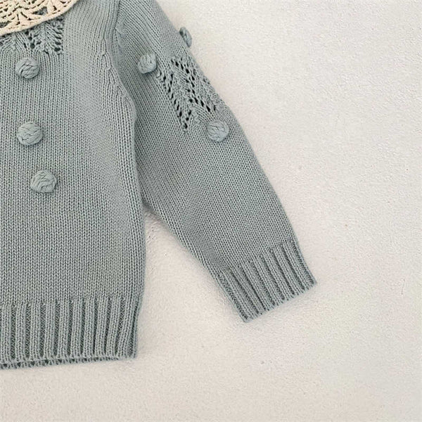 Baby Handmade Ball Knitted Sweater