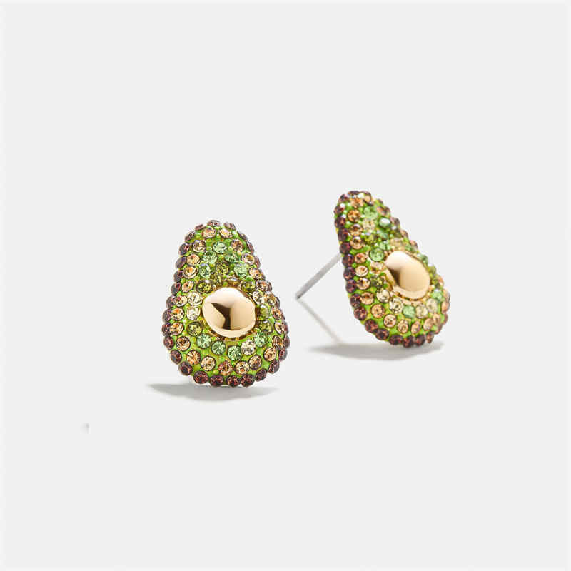 Flash Brick Fruit Stud Earrings - Watermelon Cherries