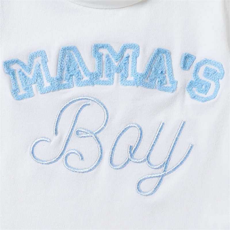 Casual T-shirt Set MAMA'S BOY Two-piece Suit