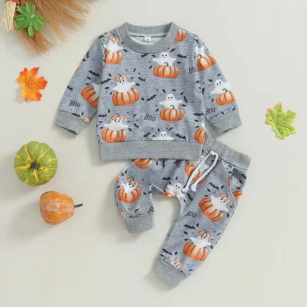 Gray Halloween Suit-Kid