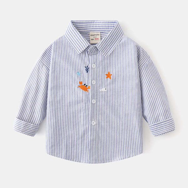 Striped Long-sleeved Shirt for Kids